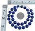 Sterling Silvers Southwest Lapis Round Bead Necklace BX120531